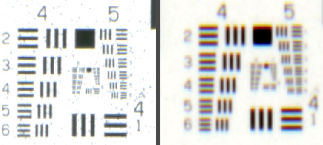 Links: DigitDia mit 5000dpi, rechts CanoScan9950F mit 4800dpi.