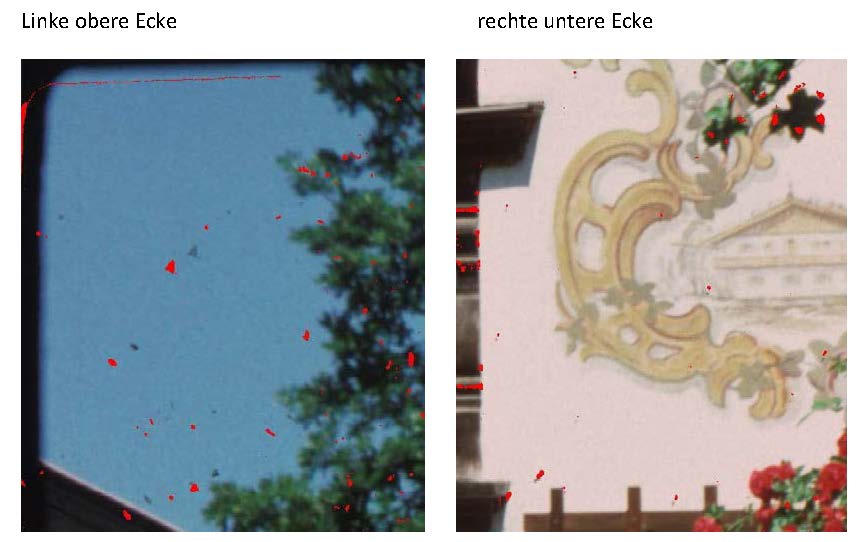 Zwei Ausschnitte eines Scans mit 5000dpi und aktiviertem ME.